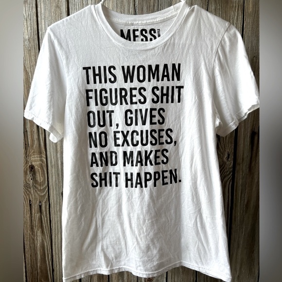 mess in a bottle Tops - Mess in a Bottle Graphic Tee Shirt
